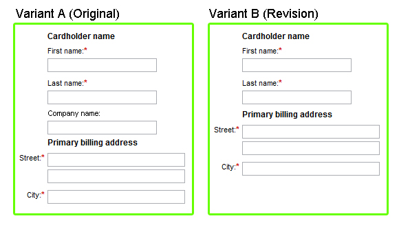 Form comparison (ux writing cost)